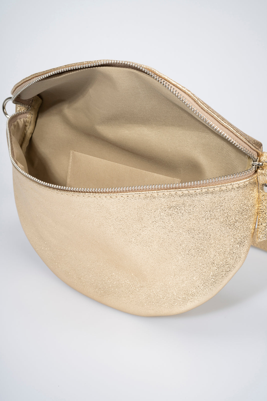 DUNIA Leather Pouch - Platino