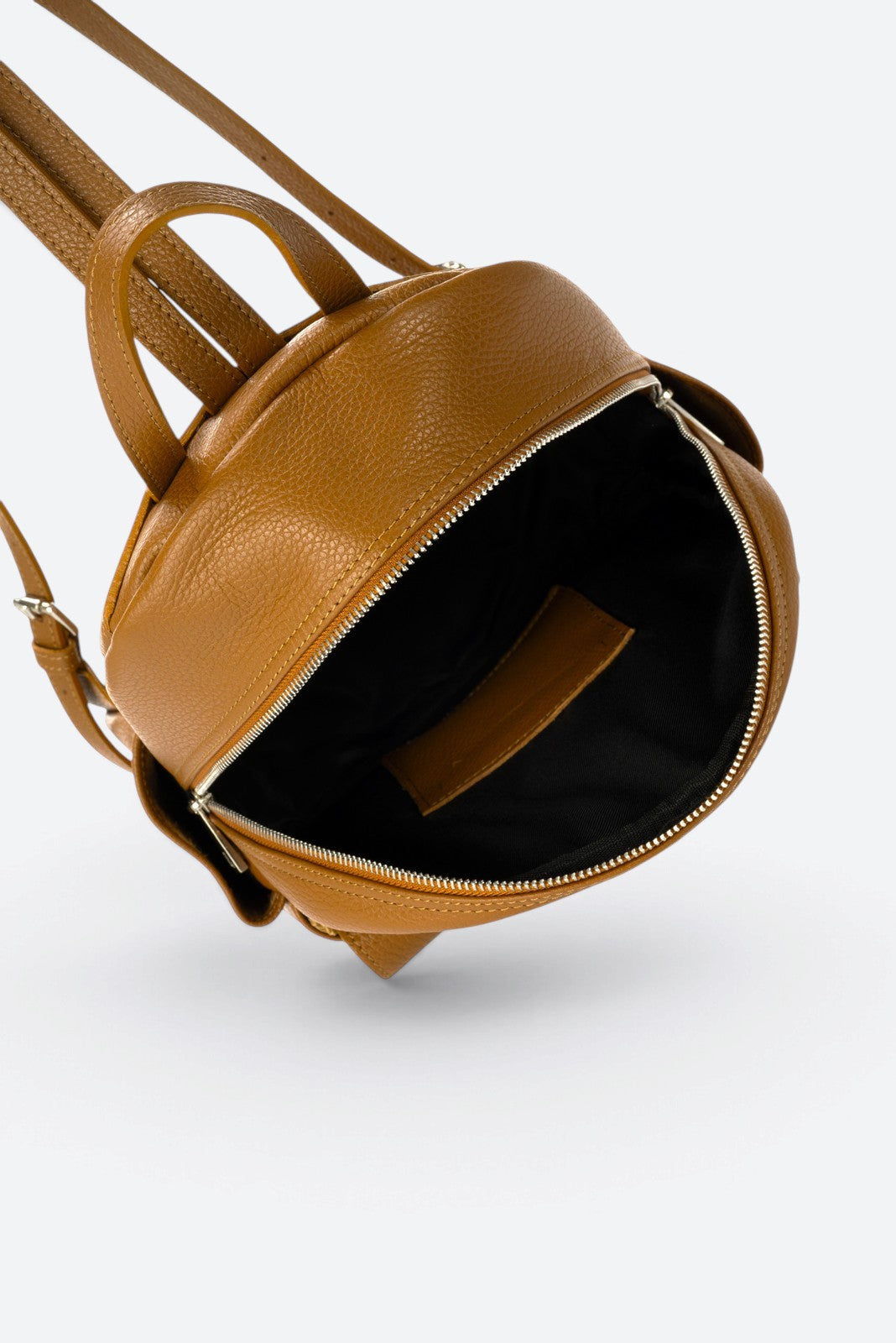 MALIKA Leather Backpack - Cuoio