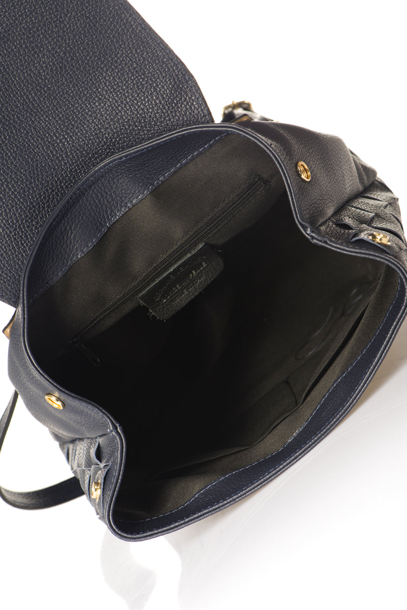 Leather Backpack 1985 - Blue