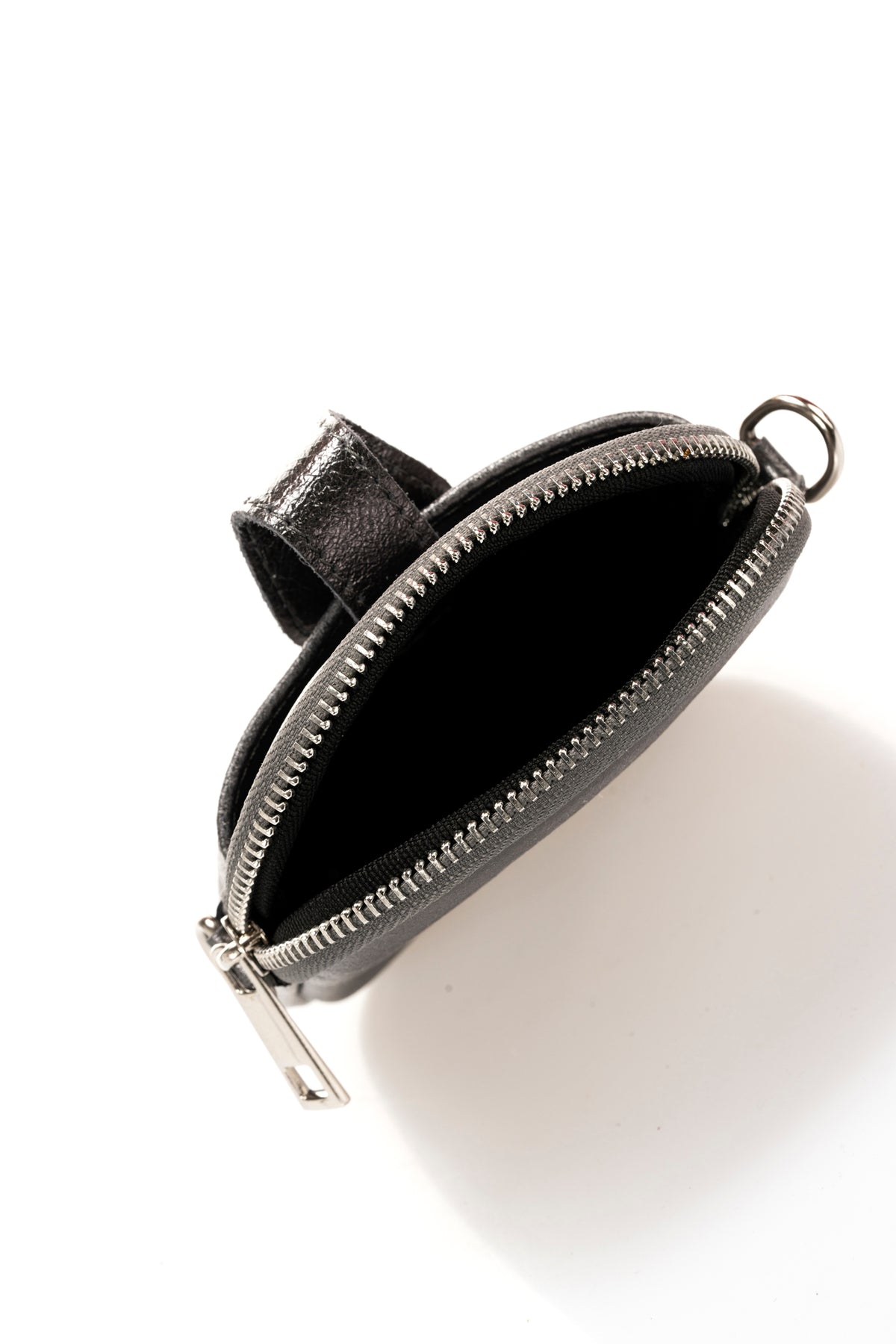 Leather Crossbody Bag 6951 - Antracite