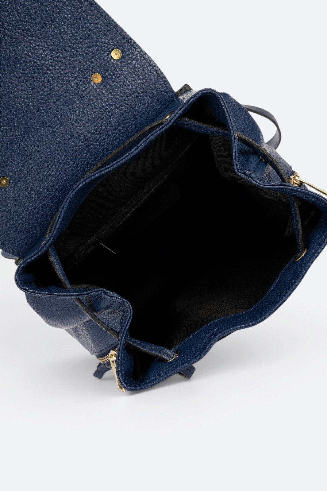 CORA Leather Backpack - Blue Jeans