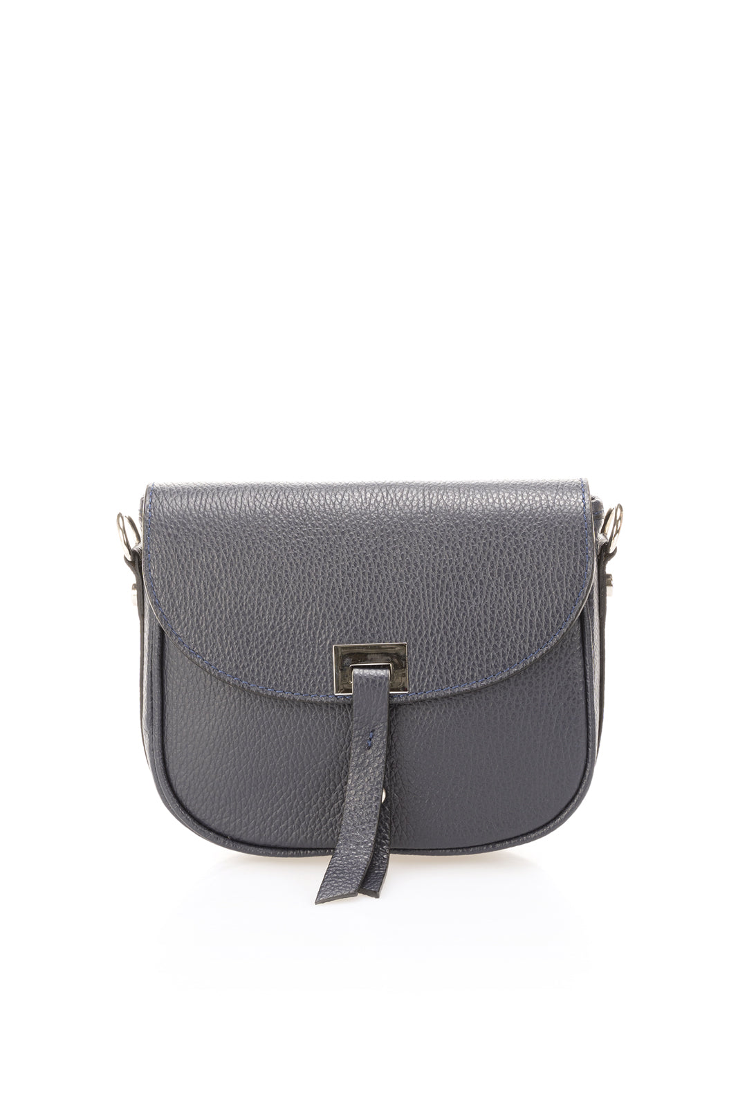 BELA Leather Crossbody Bag - Blue