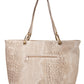 FLORA Leather Shoulder Bag - Taupe