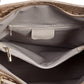 FLORA Leather Shoulder Bag - Taupe