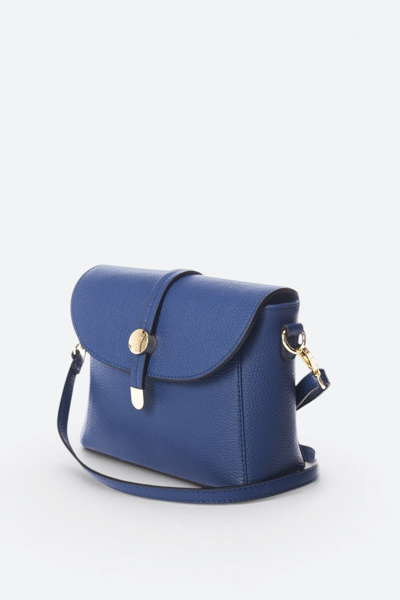 ADORE Leather Crossbody Bag - Blue