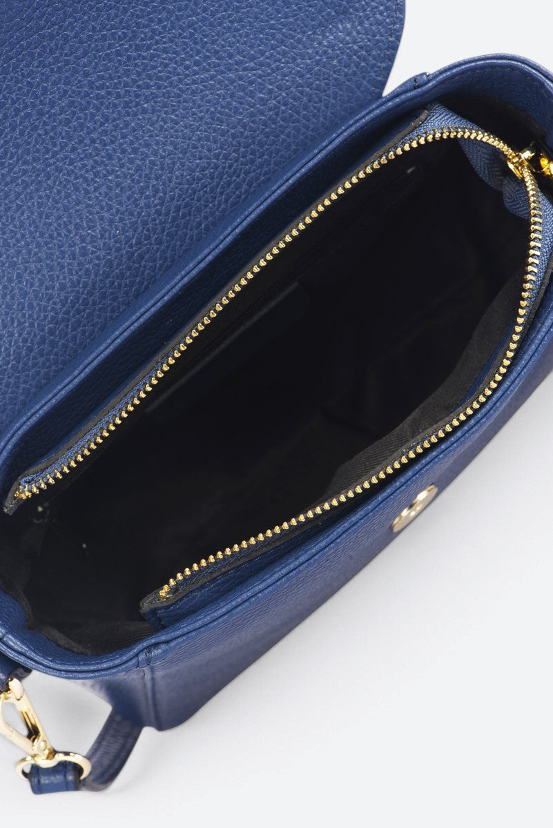 ADORE Leather Crossbody Bag - Blue