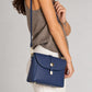 ADORE Leather Crossbody Bag - Blue