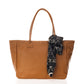 ESTELLE Leather Shoulder Bag - Cognac
