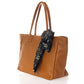 ESTELLE Leather Shoulder Bag - Cognac