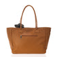 ESTELLE Leather Shoulder Bag - Cognac