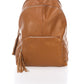 JASMINE Leather Backpack - Cognac