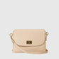 NORAH Leather Crossbody Bag - Beige