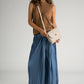 NORAH Leather Crossbody Bag - Beige