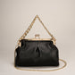 TIANE Leather Clutch Bag - Black