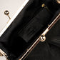 TIANE Leather Clutch Bag - Black