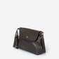 ASTER Leather Crossbody Bag - Brown
