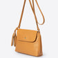 ASTER Leather Crossbody Bag - Cuoio