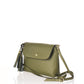ASTER Leather Crossbody Bag - Green