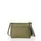 ASTER Leather Crossbody Bag - Green