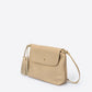 ASTER Leather Crossbody Bag - Taupe