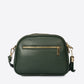 EBE Leather Crossbody Bag - Dark-Green