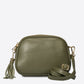 EBE Leather Crossbody Bag - Olive