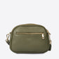 EBE Leather Crossbody Bag - Olive