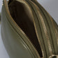 EBE Leather Crossbody Bag - Olive