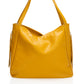LAILA Leather Shoulder Bag - Cuoio