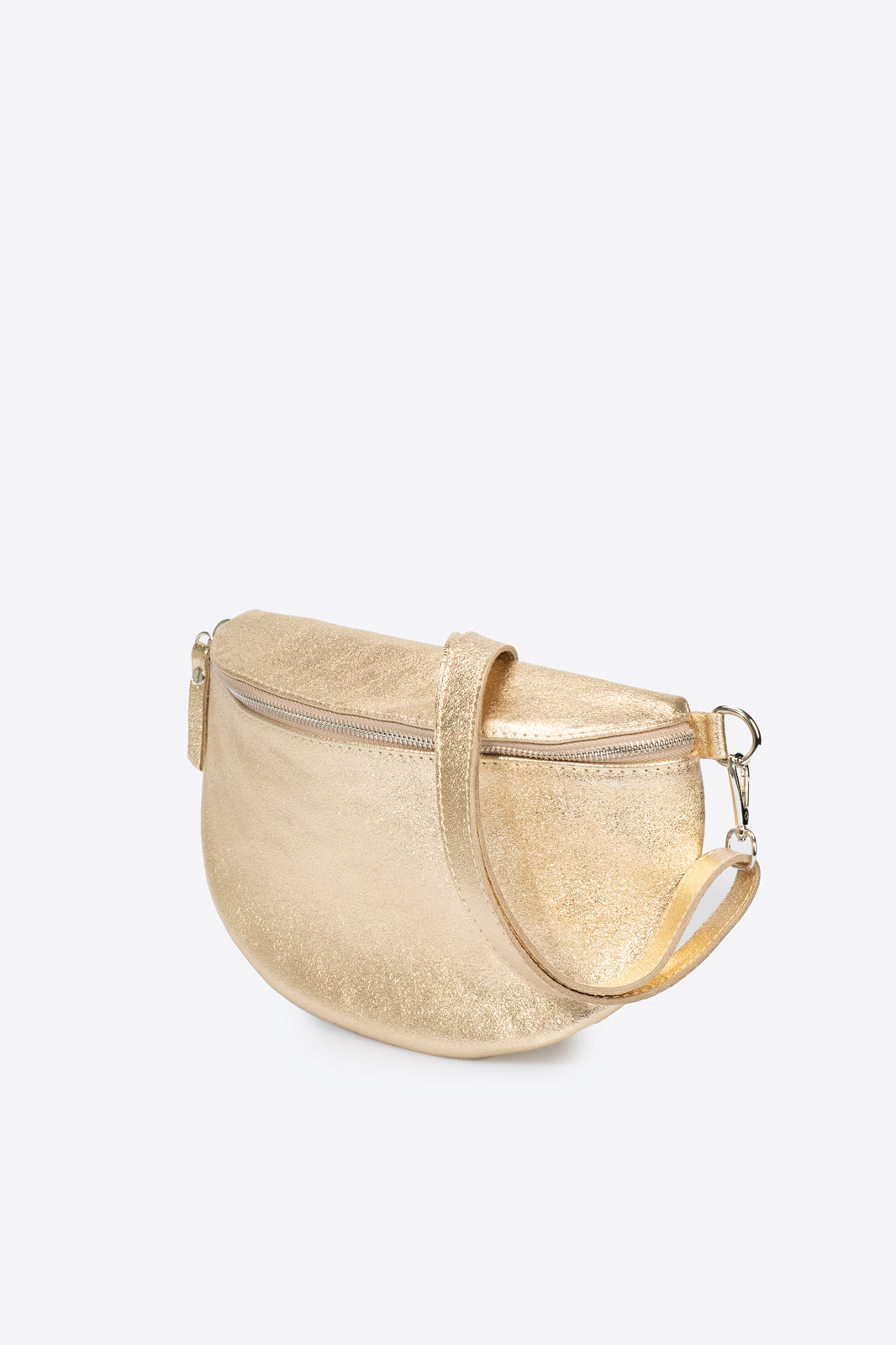 DUNIA Leather Pouch - Platino