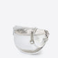 DUNIA Leather Pouch - Silver