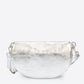 DUNIA Leather Pouch - Silver