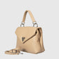 SIRA Leather Top Handle Bag - Taupe