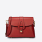 THALIA Leather Crossbody Bag - Red
