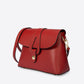 THALIA Leather Crossbody Bag - Red