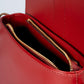 THALIA Leather Crossbody Bag - Red