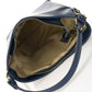 CLARISSA Leather Shoulder Bag - Blue