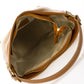 CLARISSA Leather Shoulder Bag - Cognac