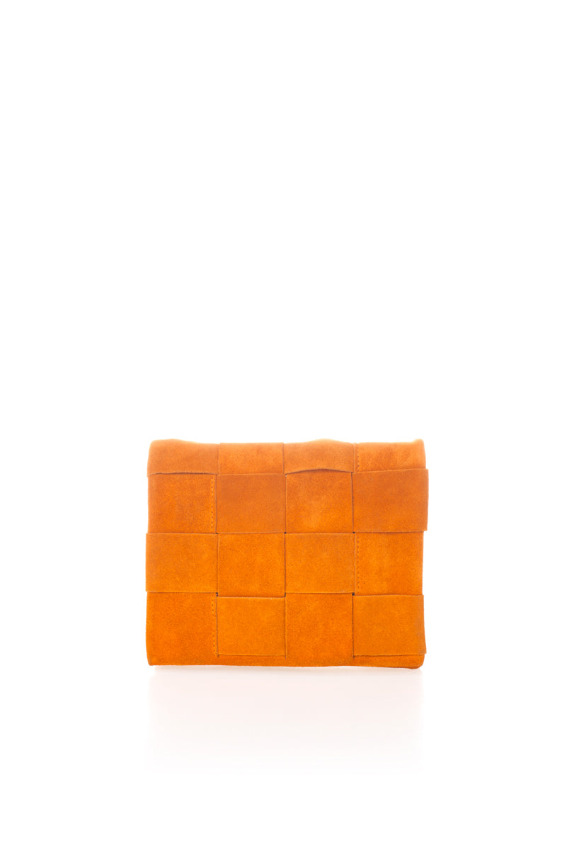 HAILEY Leather Crossbody Bag - Cognac