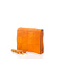 HAILEY Leather Crossbody Bag - Cognac