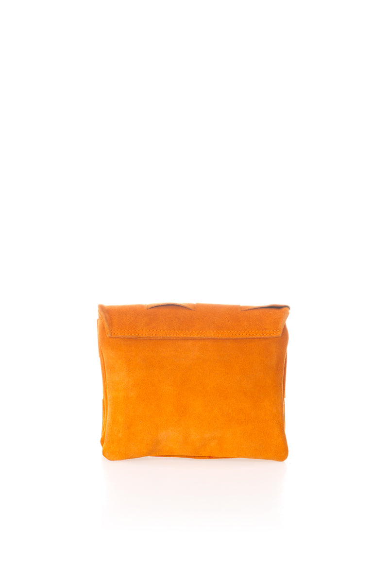 HAILEY Leather Crossbody Bag - Cognac