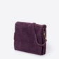 HAILEY Leather Crossbody Bag - Purple