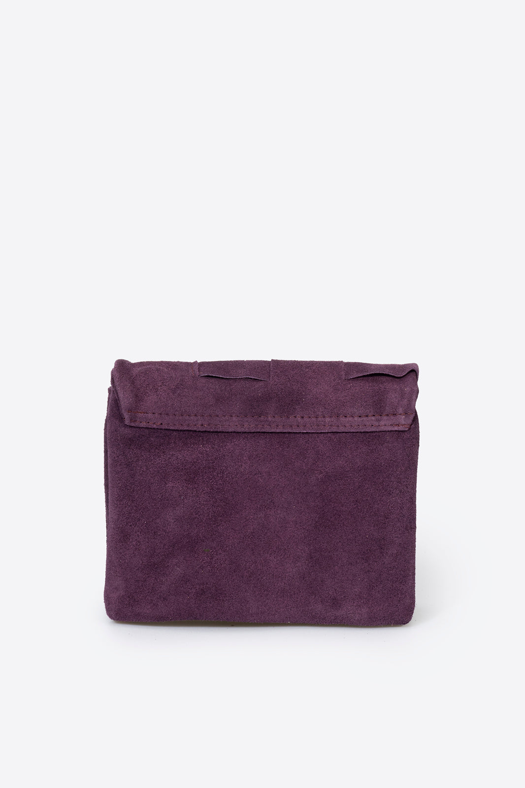 HAILEY Leather Crossbody Bag - Purple