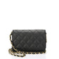 EULALIA Leather Crossbody Bag - Black