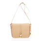 IRMA Leather Crossbody Bag - Taupe