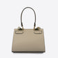 DALIA Leather Top Handle Bag - Taupe