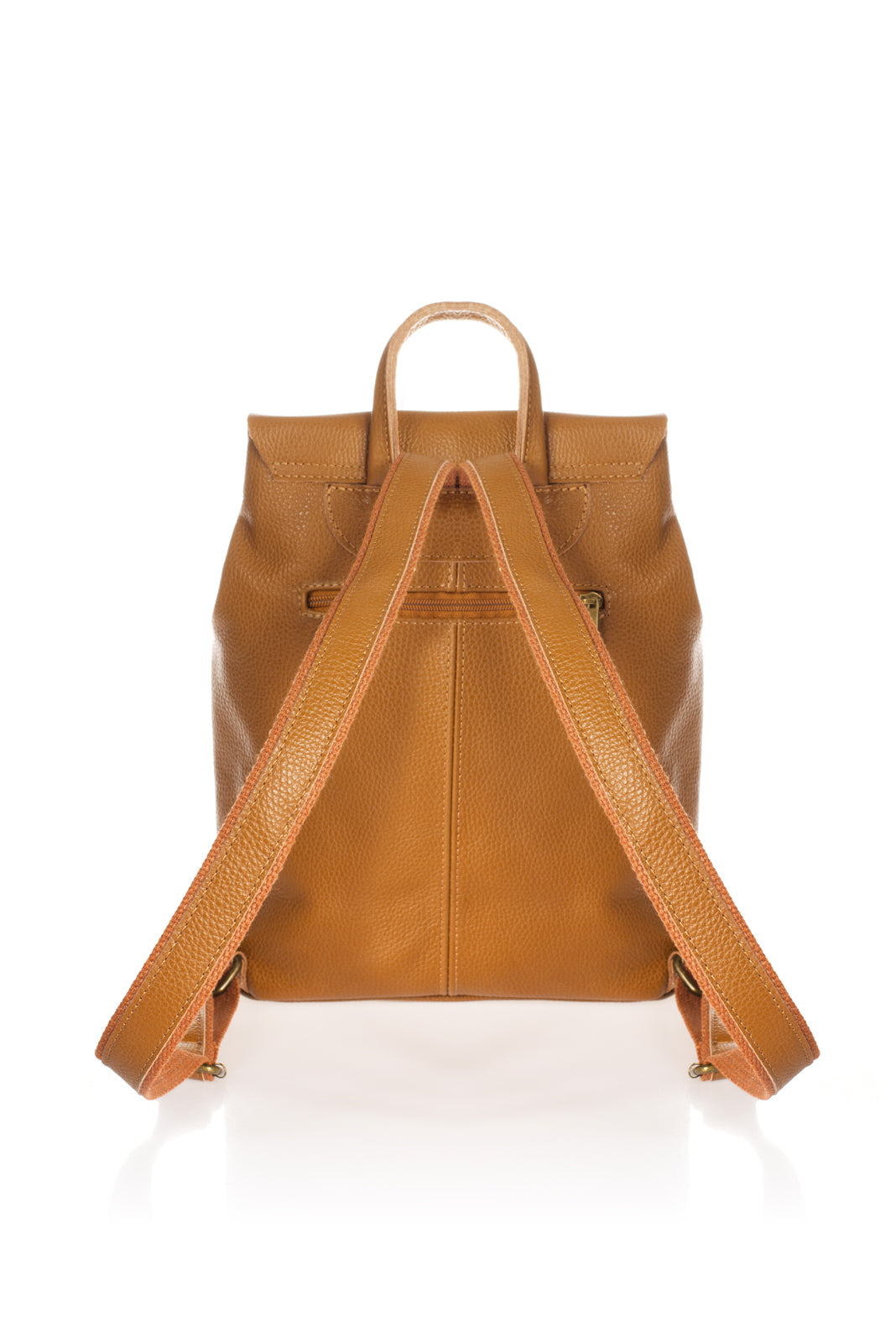 JUDITH Leather Backpack - Cuoio