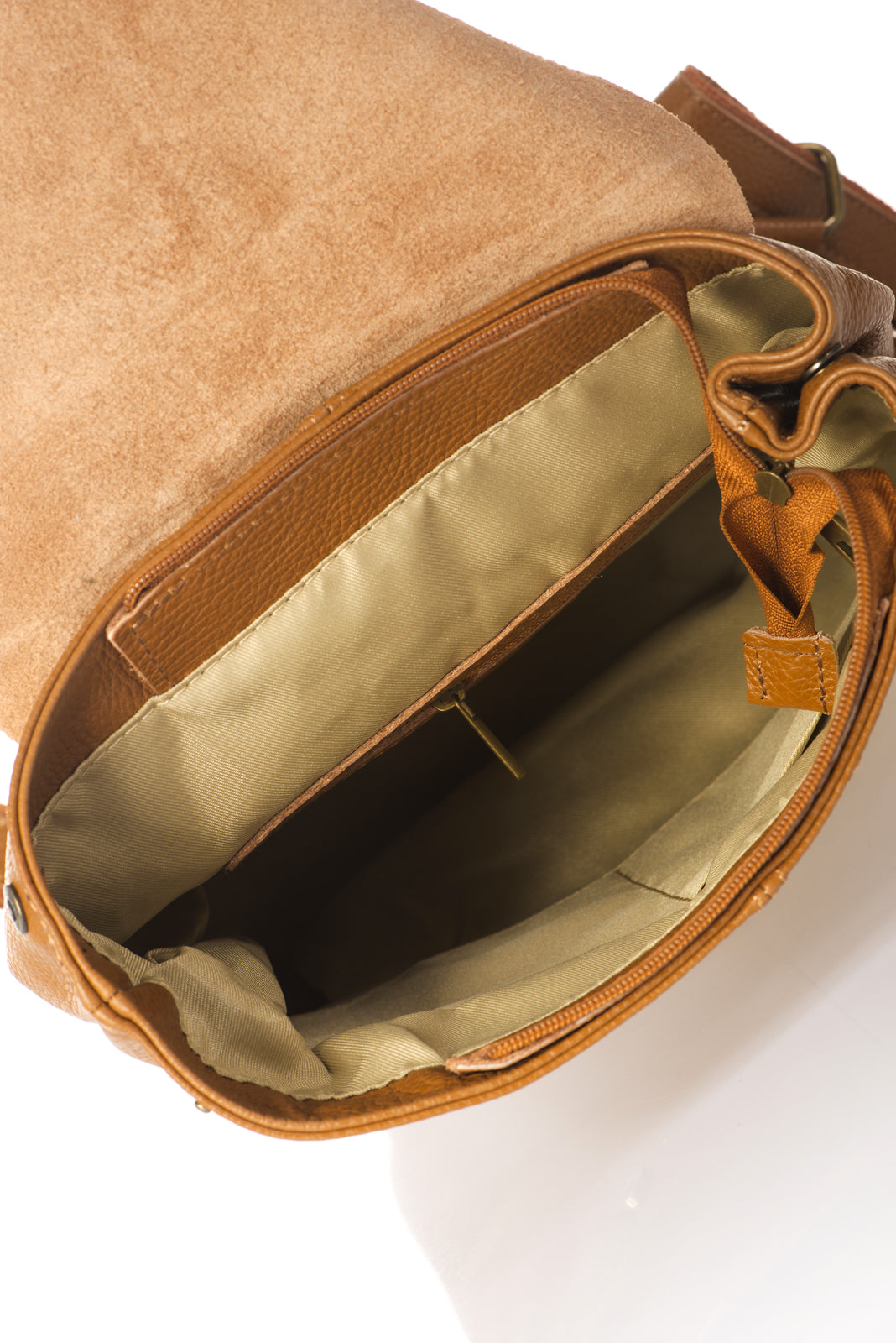 JUDITH Leather Backpack - Cuoio