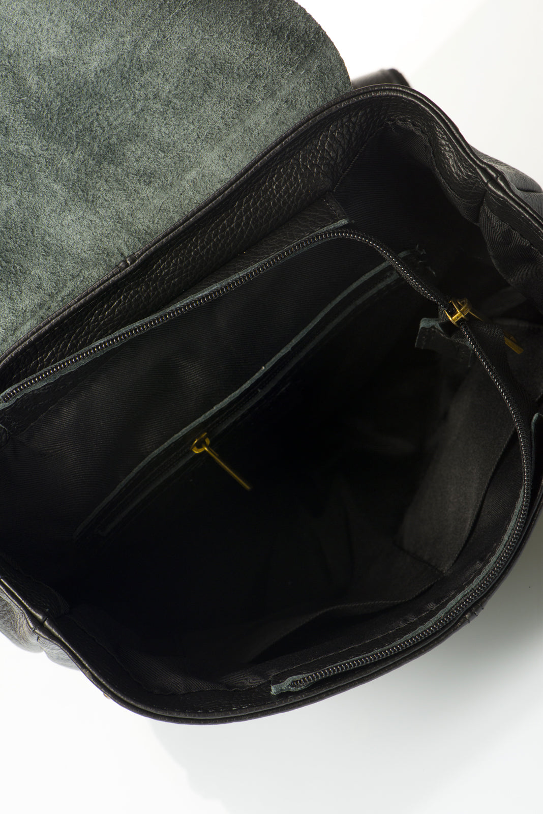 JUDITH Leather Backpack - Nero