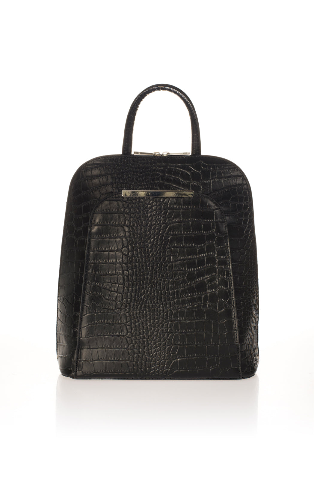 KERSTIN Leather Backpack - Black